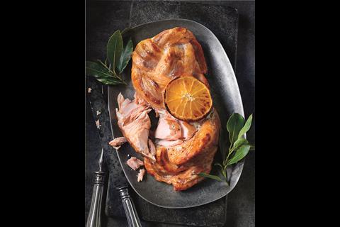 Salmon continues to be popular this year and this by Sainsbury’s Scottish Salmon Plait with Streaky Bacon and Maple & Thyme is among the pick of the 2015 bunch.